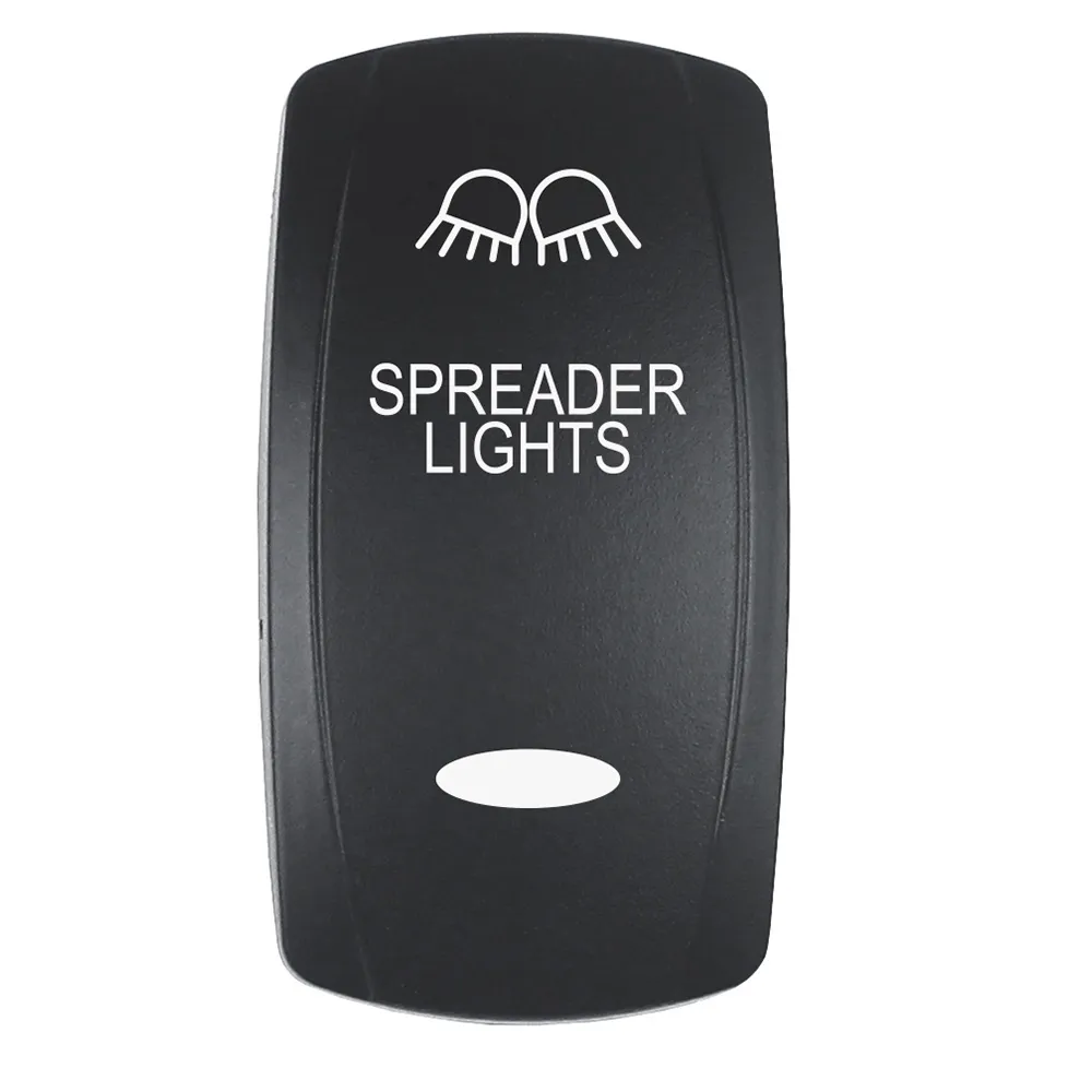 Pacer EV2LE-SPDR V Series Contura Switch Cover - Spreader Lights - Bla