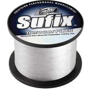 696-130 | Sufix Tritanium Plus - 30lb Clear Fishing Line