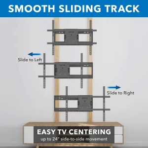 Mount-it! MI-394 Heavy Duty Tv Wall Mount With Long Extension Arms