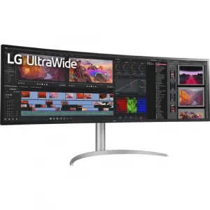 Used Lg 49BQ95C-W 49  Monitor, 5120 X 1440, Nano Ips, Hdmi Dp Usb 3.0 