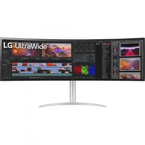 Used Lg 49BQ95C-W 49  Monitor, 5120 X 1440, Nano Ips, Hdmi Dp Usb 3.0 