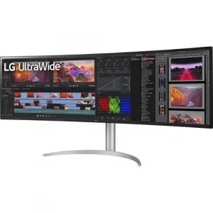 Used Lg 49BQ95C-W 49  Monitor, 5120 X 1440, Nano Ips, Hdmi Dp Usb 3.0 