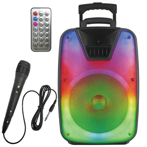 Iq IQ-7812DJBT 12in Rgb Pnl Tws Dj Spkr