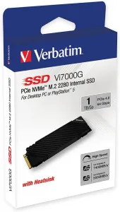 Verbatim 49367 , 1tb Vi7000g, Pcie Nvme M.2, 2280 Internal Ssd