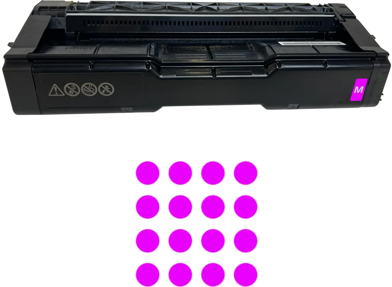 Original Fujitsu 434062 Ricoh C125 Series Magenta Toner Cartridge