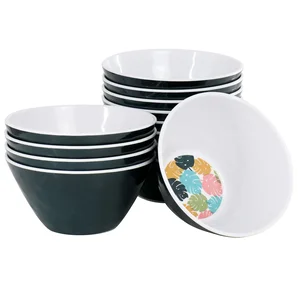 96104.01 | Gibson Home Tropical Sway 12-Piece Melamine Bowl