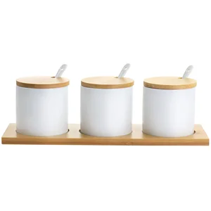 134044.10 | Gibson Elite 10 Piece Ceramic Condiment Jars