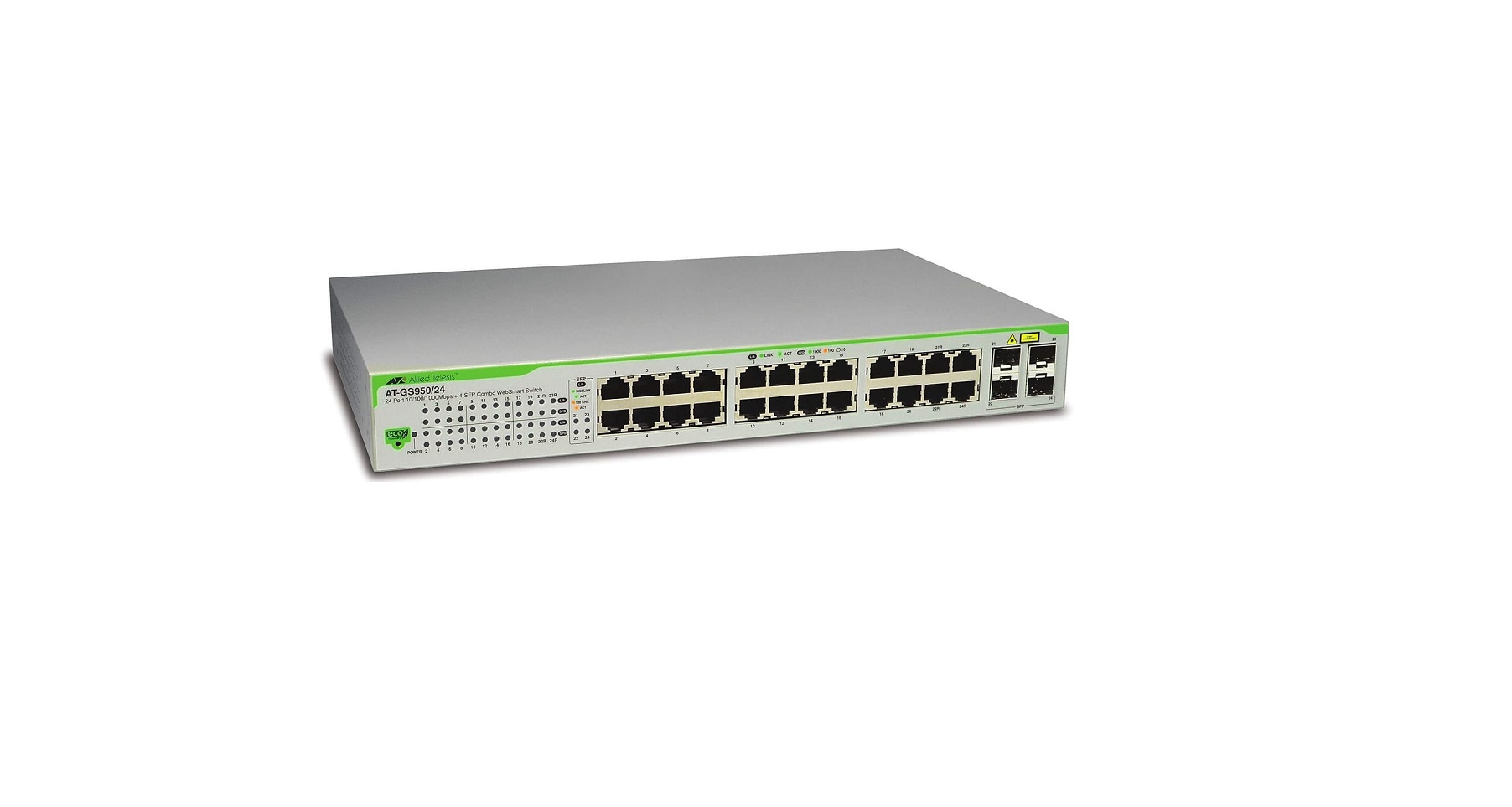 Used Allied AT-GS950/24-10 Allied Telesis 24-ports Websmart Switch Wit