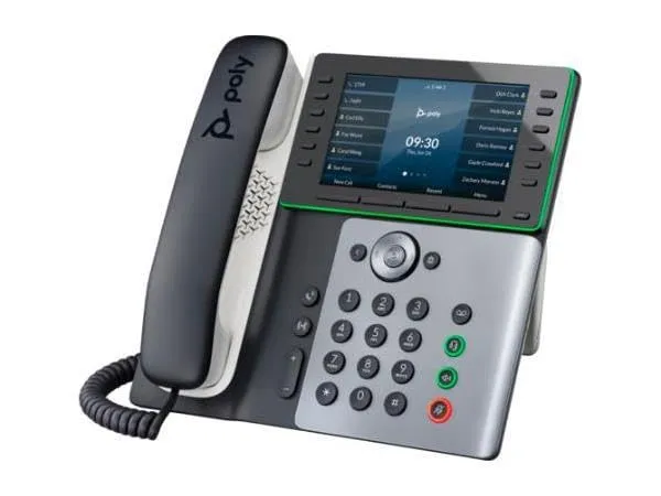 Hp 89B56AA#ABA Poly Edge E500 Ip Phone With Power Over Ethernet