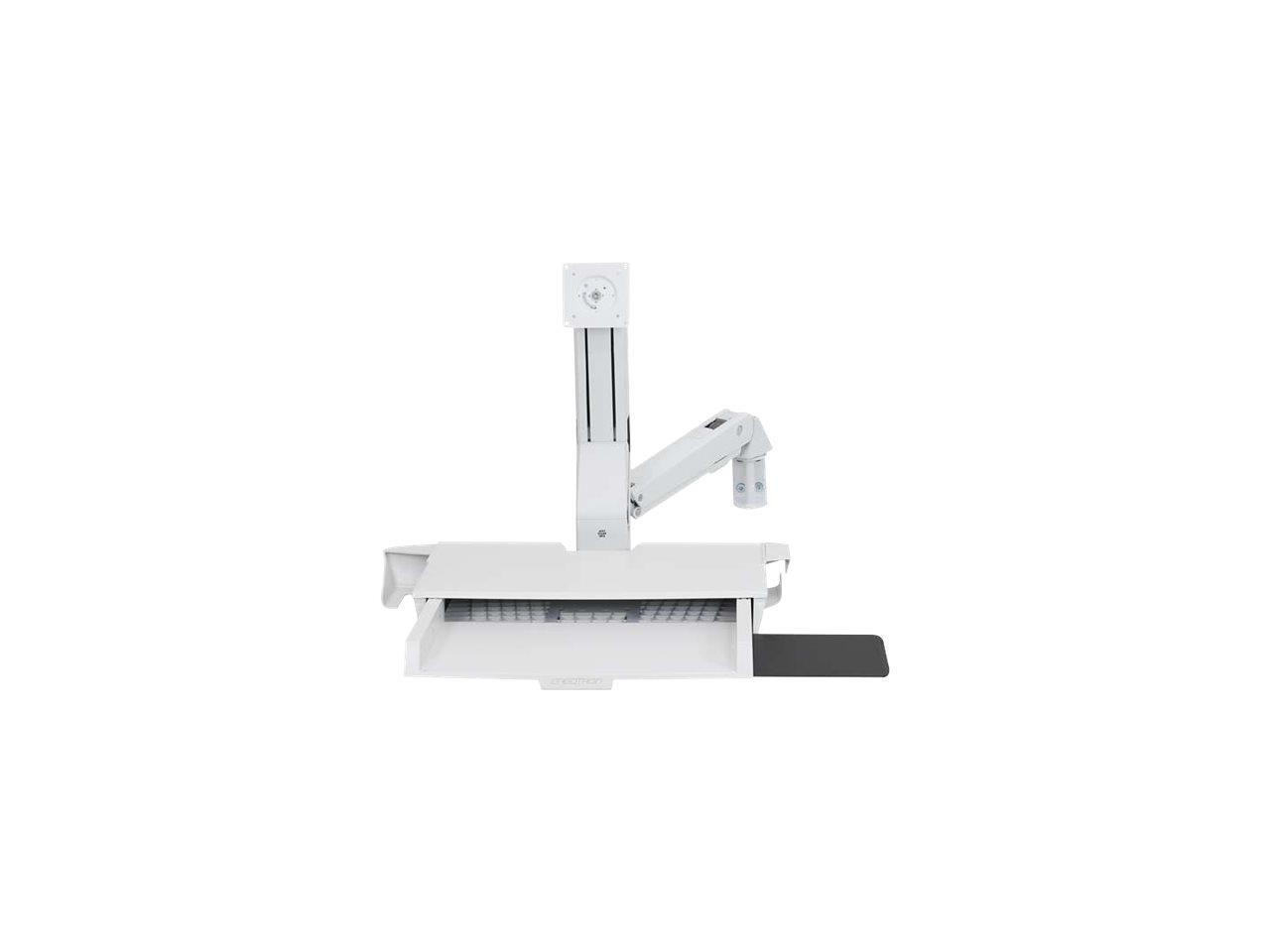 Ergotron 45-260-216 Styleview Sit-stand Combo Arm With Worksurface Whi