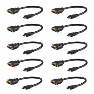 Startech HDDVIMF8IN10PK 10pk 8in Hdmi To Dvi Adapter