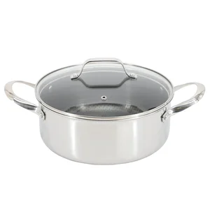 Oster Oster 4.5 Quart Stainless Steel Nonstick Dutch Oven -