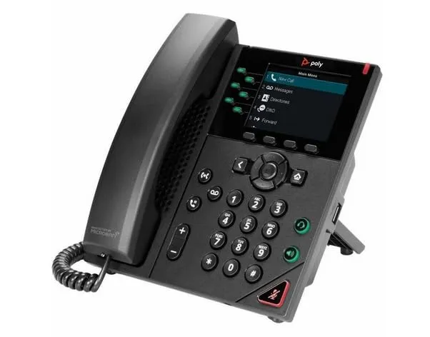 Hp 89B69AA#ABA Polycom Vvx 350 Business Ip Phone With Power Supply