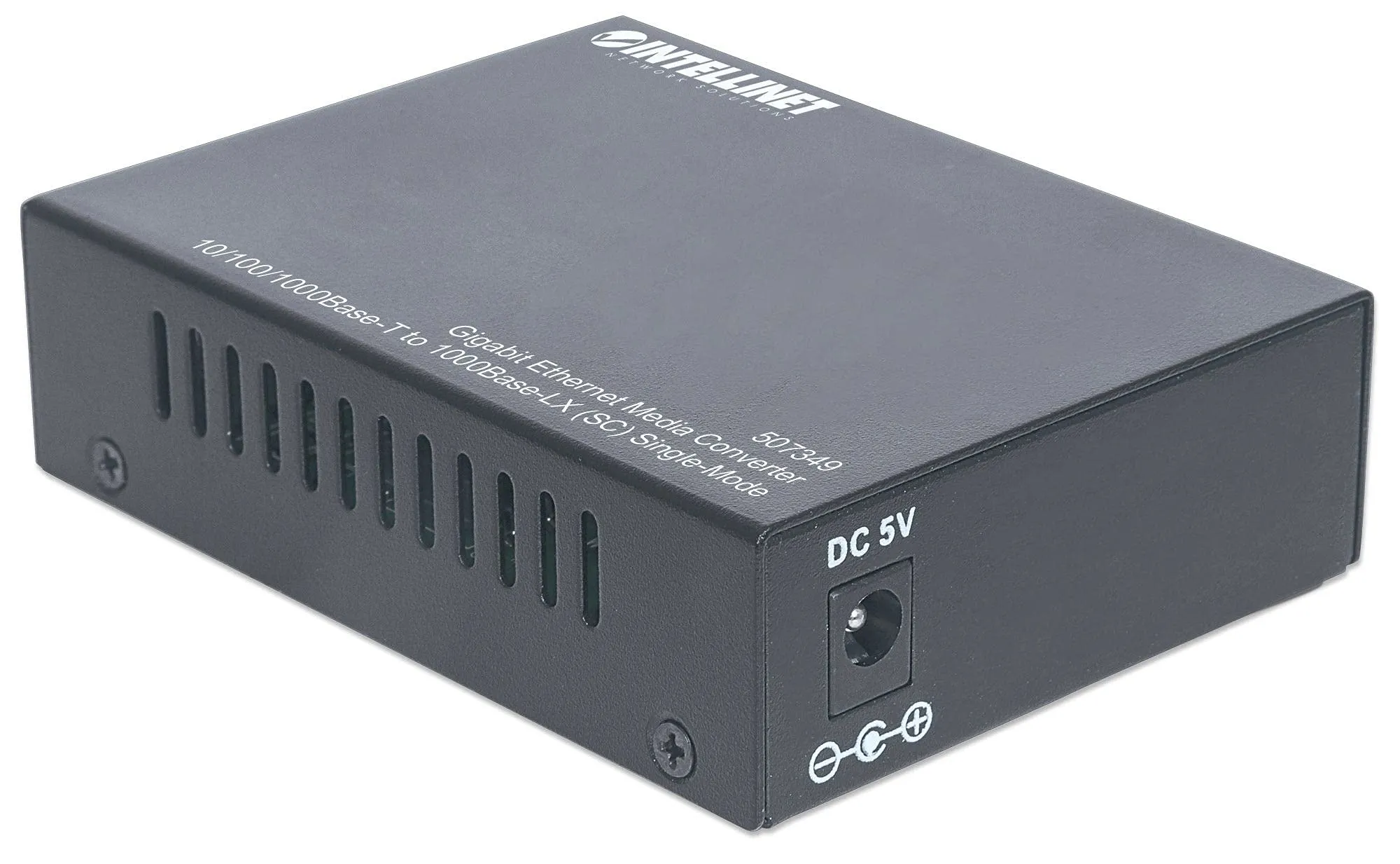 Intellinet 507349 Gigabit Single-mode Fiber Media Converter
