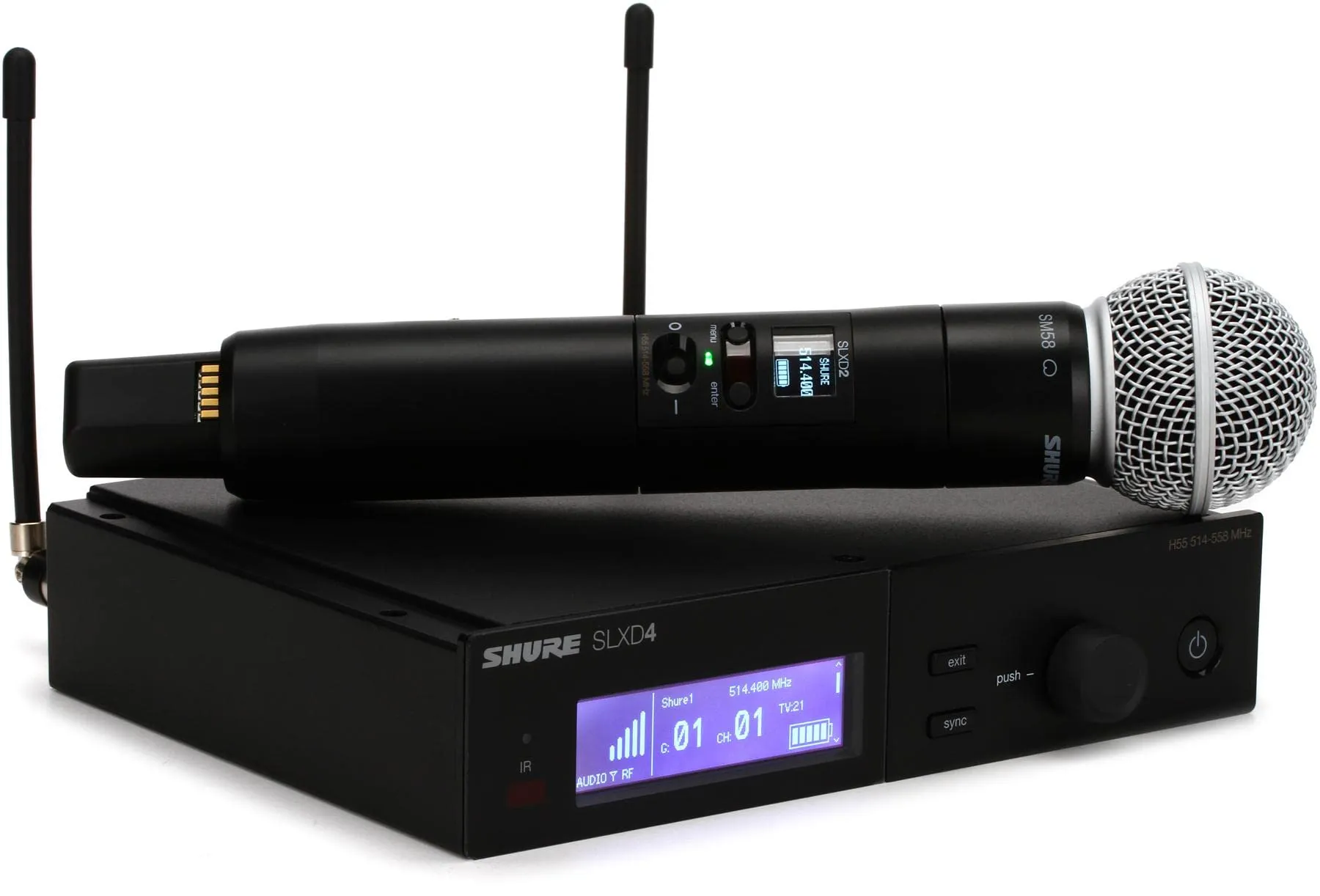 Shure SLXD24/SM58-H55 Wireless Vocal System With Sm5