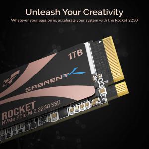 Sabrent SB-2130-1TB 1tb Pcie Gen 4 Tlc 2230