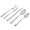 Gibson Gibson Elite Claudine 20-Piece Flatware Set, Silver
