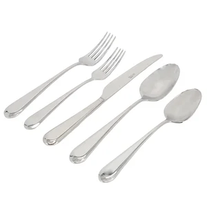 Gibson Gibson Elite Claudine 20-Piece Flatware Set, Silver