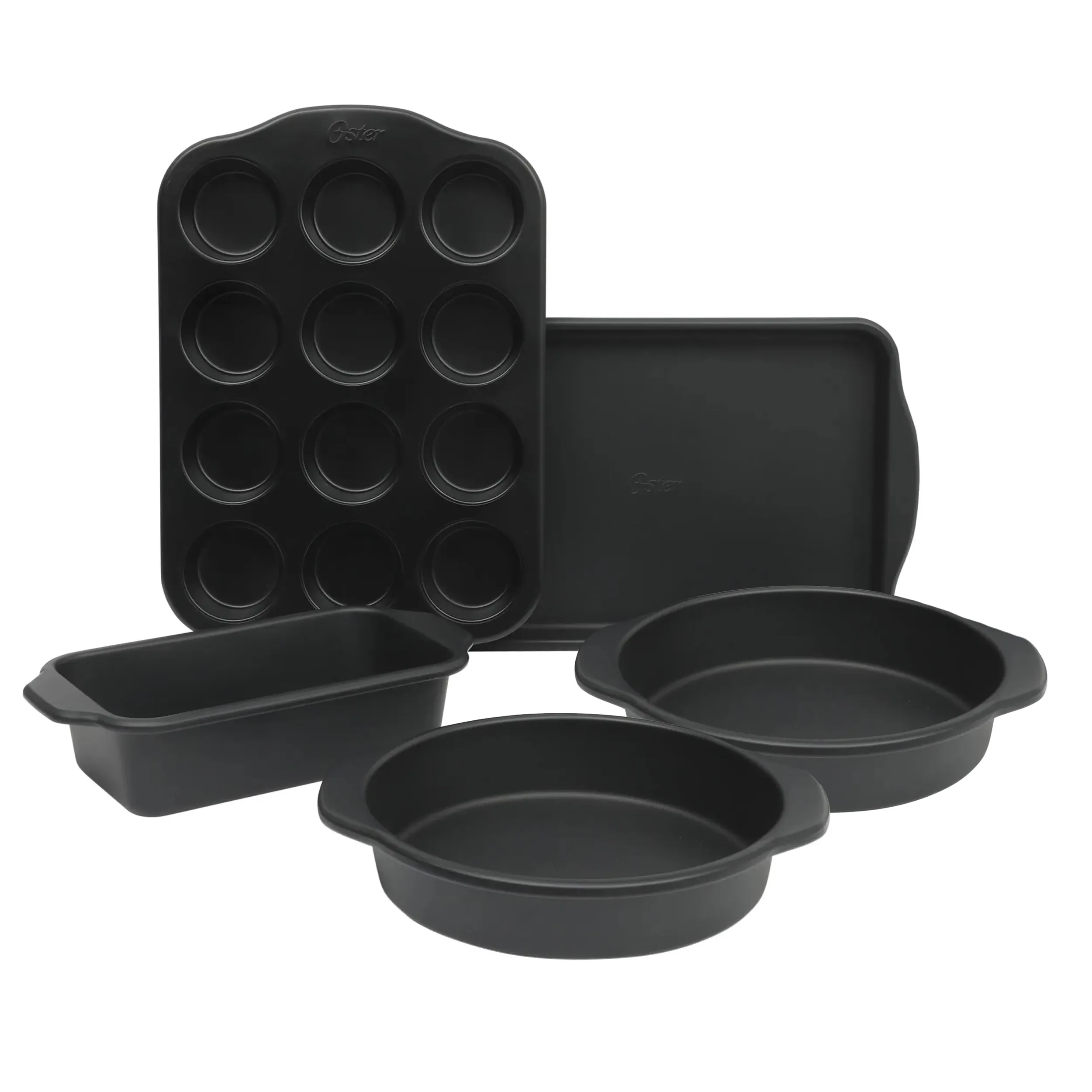 Oster 143737.05 Teston 5 Piece Nonstick Bakeware Set – Matte Black