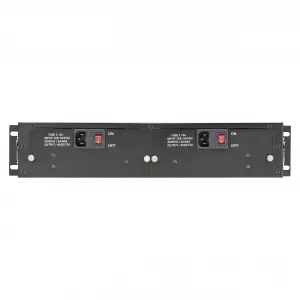 Black LHGC-RACK Med Conv Chs - 14-slot, 2u, Rkmt, Dl Pwr