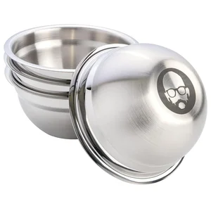 Babish Babish 4 Piece Mini Prep Bowl Set - 4 Inch Stainless