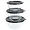 Babish Babish 6-Piece Borosilicate Glass Bowl Set with Lids