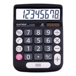 Adesso CD-8185B Ac Cd-8185b 8 Digits Basic Calculator Black Retail