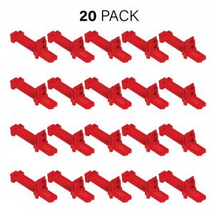 Onq 0108-1295 Premium Small Ratchet Clips - 20 Pack For Secure Fasteni