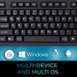 Adesso AKB-445UB Multi-os Wireless Touchpad Keyboard For Computers