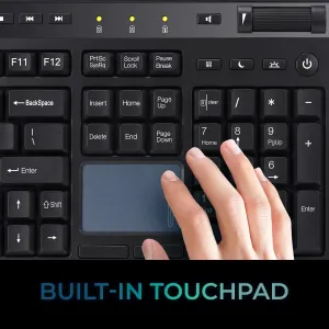 Adesso AKB-445UB Multi-os Wireless Touchpad Keyboard For Computers