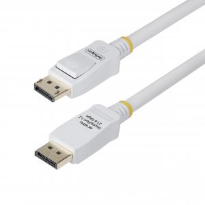 Startech DP12-CABLE-6FTW 6ft (1.8m) White Vesa Certified Displayport 1