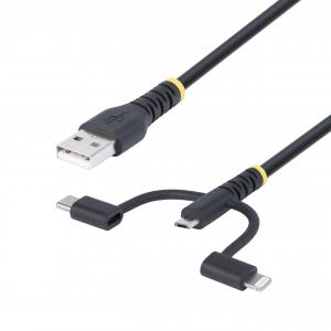 Startech RLTCUB1MBK 3.3ft Usb Multi Charging Cable