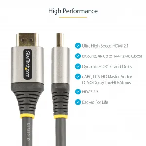 Startech HDMM21V2M 6ft Ultra High Speed Hdmi 2.1