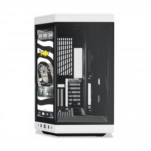 Hyte CS-HYTE-Y70TI-WB Y70 Touch Infinite Mtower Atx Case - White