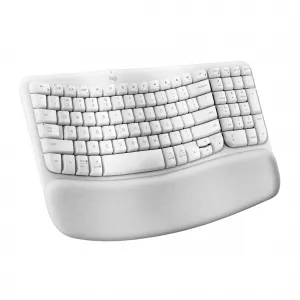 Logitech 920-012275 Wireless Wave Keyboard - Off White