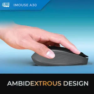 Adesso IMOUSE-A30B Ai-powered Wireless Mouse With Shortcut Button - Bl