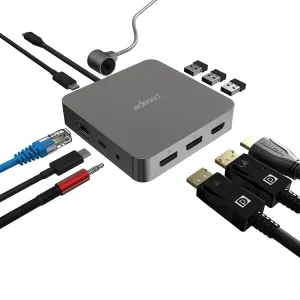 Adesso AUH-4051-TAA 11-in-1 Usb-c Multi Docking Stn