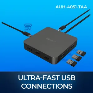 Adesso AUH-4051-TAA 11-in-1 Usb-c Multi Docking Stn