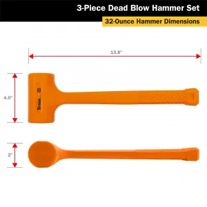 Titan 63143 3-piece Dead Blow Hammer Set