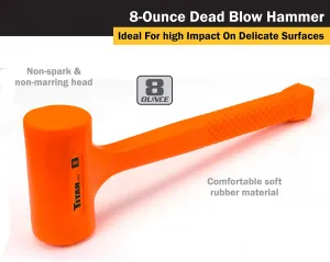 Titan 63008 8 Oz Dead Blow Hammer For Precision Striking