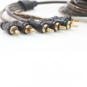 Audiopipe CPPMC6 6ft 6-channel Interconnect Cable For Audio Systems