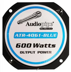 Audiopipe ATR4061BLUE 600w Heavy Duty Blue Super Tweeter Each