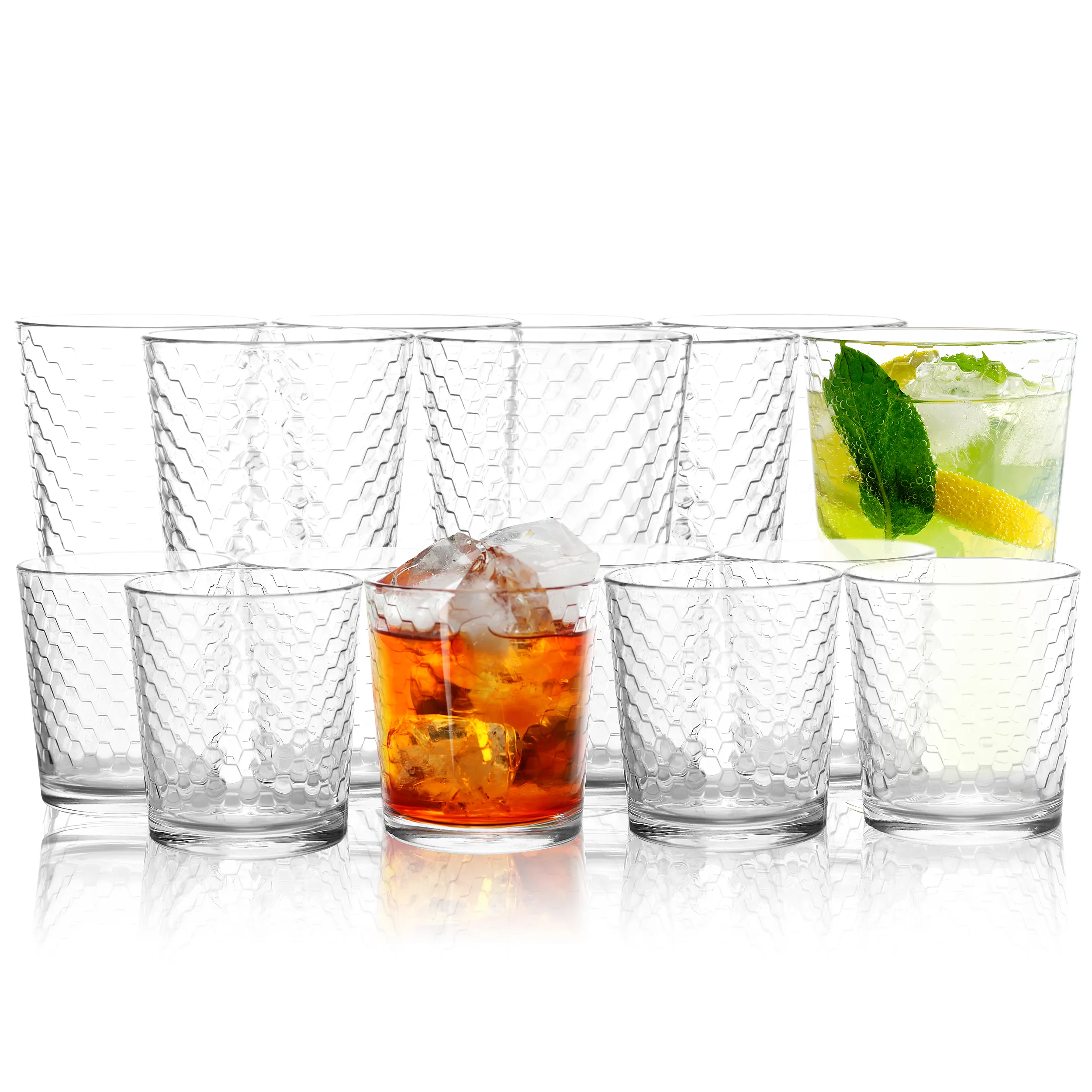 Pasabahce 96376-1104721 16-piece Horizon Glassware Set With Tumblers