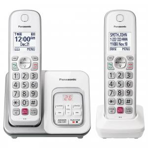 Panasonic KX-TGD832W 2 Handset Dect 6.0 Exp Cordless Phone