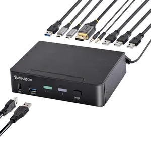 SV231DPUCA | Startech 2 Port DP USB C KVM Switch
