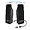 Cyber Acoustics Compact USB Desktop Speaker System with LED