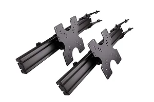 NLR-E006 | Security Carbon Grey Freestanding Triple Monitor