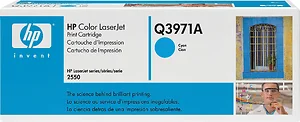 Hp Toner, Q3971A, 123A, Cyan, 2, 000 pg yield