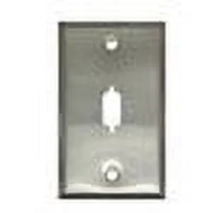 37100 | C2g DB9 D-SUB Wall Plate with Integrated Connector