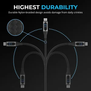 CB-C2C1 | Sabrent 1M USB C Charging Cable - 100W Fast Charge